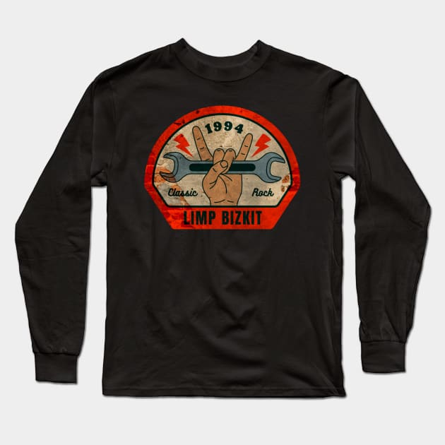 Limp Bizkit // Wrench Long Sleeve T-Shirt by OSCAR BANKS ART